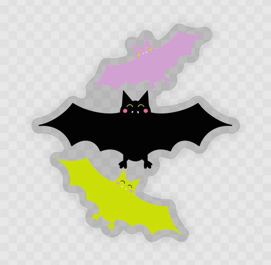 Bat Trio Sticker