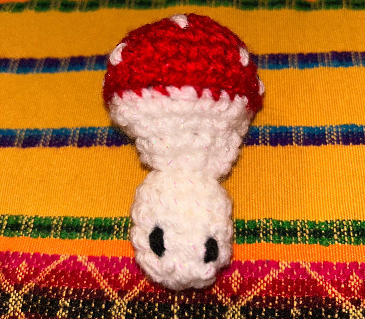 Crochet Mushroom Popper
