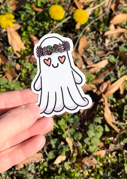 Groovy Ghost Sticker